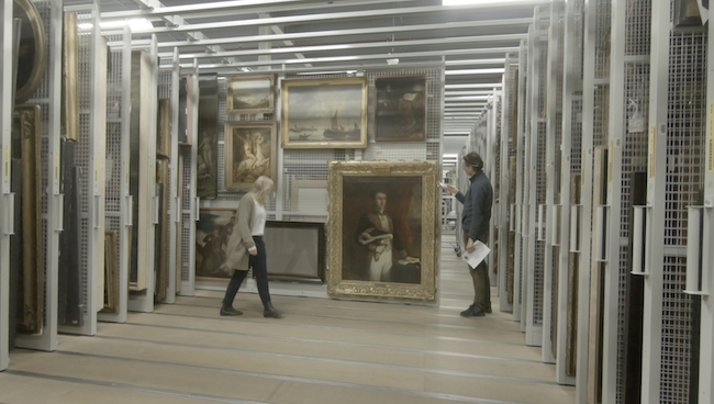 Portraits of former Governor Generals in the Rijksmuseum Storage Depot/ Author
